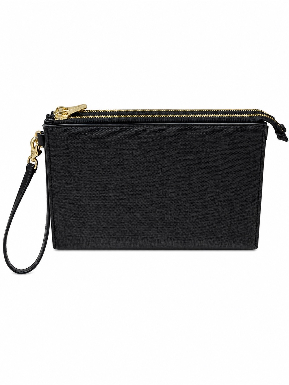 Dagne Dover Essentials Clutch Wristlet Black Textured